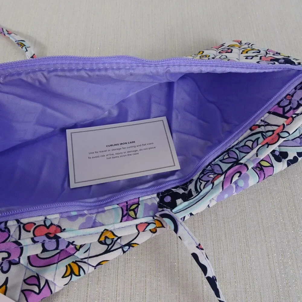 Vera Bradley Curling & Flat Iron Cover Factory Style Maddalena Paisley Soft NWT
